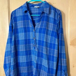 Textured Plaid Popover